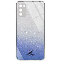 TPU+Glass чохол Swarovski Full Camera для Samsung Galaxy A02s hmt