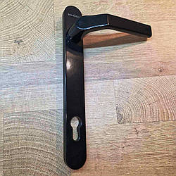 Ручка балконних металопластикових дверей зовнішня велика на планці Schuco 28743700