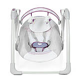 Крісло-шезлонг для немовлят з електро-заколисуванням Mastela 6505 (механізм гойдання: маятник) [Склад зберігання: Одеса №2], фото 4
