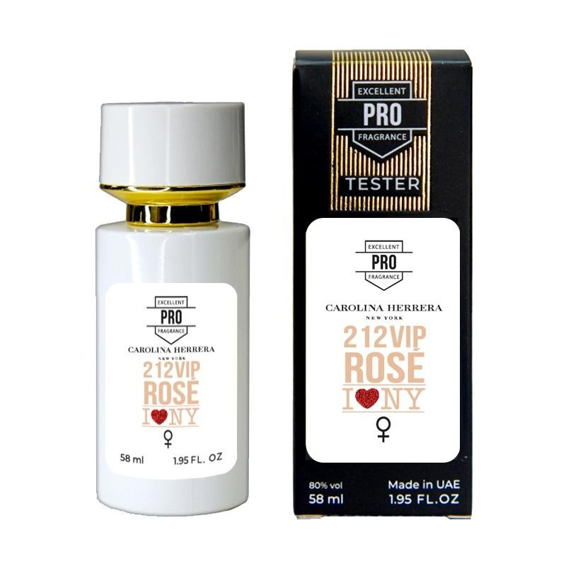 Carolina Herrera 212 VIP Rose Love NY  ТESTER PRO жіночий 58 мл