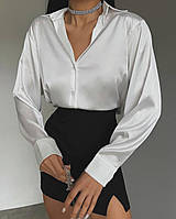 Женские шикарные шелковые рубашки ткань: шелк Армани Мод. 331