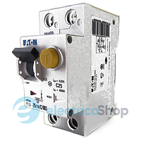 Диференціальний автоматичний вимикач Eaton (Moeller) 1-фазний, 6 Ампер C, 30mA PFL6 Eaton