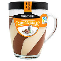 Шоколадна Паста Дуо Какао-Молоко Piacelli Cocoa Milk 300 г у чашці Австрія