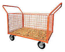 Візок складський з бортами 4-х колісний (1185х780х630 мм) ТМ "KOLCHUGA" (Кольчуга)