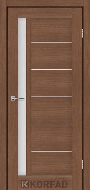 Двері міжкімнатні Korfad Express Octavia - Вільха гірська (зі склом сатин), фото 1