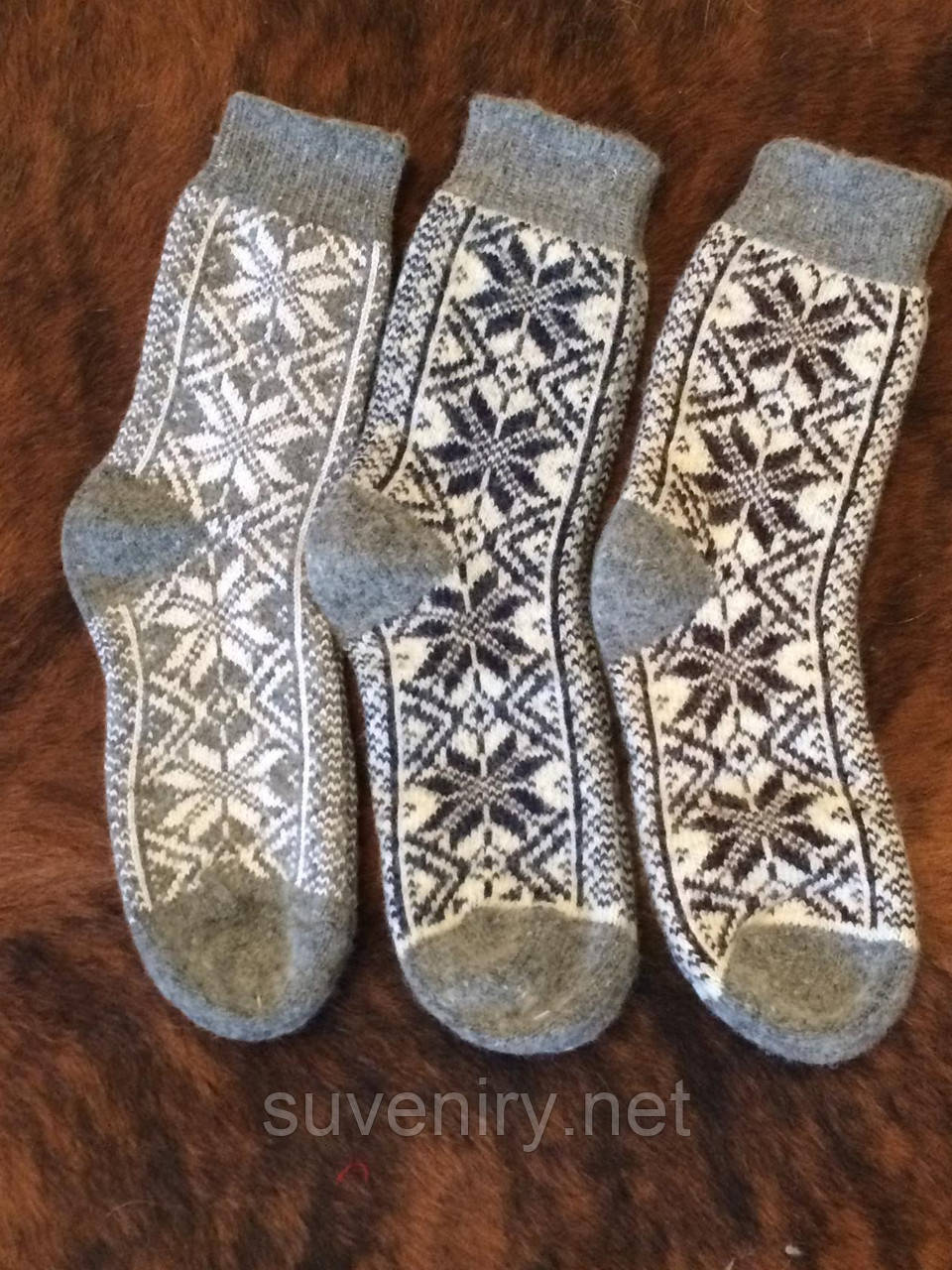 Теплі чоловічі шкарпетки з натуральної вовни ангори