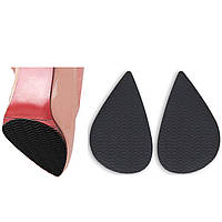 Черные накладки для обуви для ремонта подошвы с острым концом. Наклейки на подошву обуви против скольжения