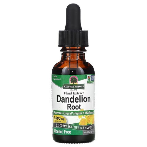 Nature's Answer Dandelion Root 2,000 mg 30 мл EXP - фото 1 - id-p2141211043