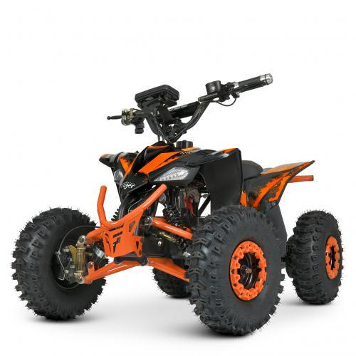 Дитячий квадроцикл Profi HB-EATV08-350-7 із гумовими колесами (помаранчевий колір), фото 1