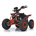 Дитячий квадроцикл Profi HB-EATV08-350-7 із гумовими колесами (червоний колір), фото 2