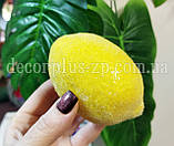 Лимон декоративний у цукрі 8,5*6,5см, фото 2