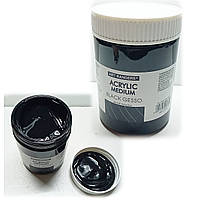 Грунт акриловий художній ЧОРНИЙ Art rangers "Black Gesso" / Acrylic medium 500g