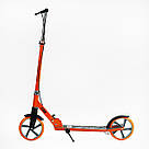 Двоколісний самокат для дівчинки хлопчика Best Scooter FL-80811 Помаранчевий Міський складний самокат, фото 7