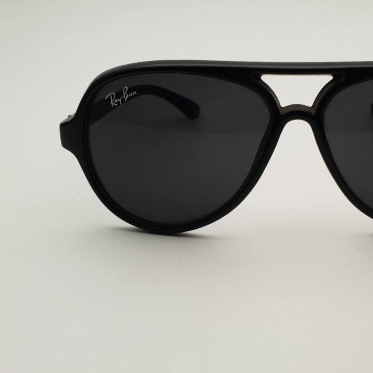 Сонцезахисні окуляри авіатори (краплі) Ray Ban (Рей-Бен) унісекс, брендові, стильні, чорні