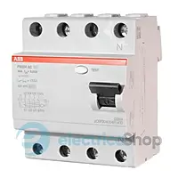 Дифреле 4-п ABB FH204 4P, 63А, 300мА, тип АС