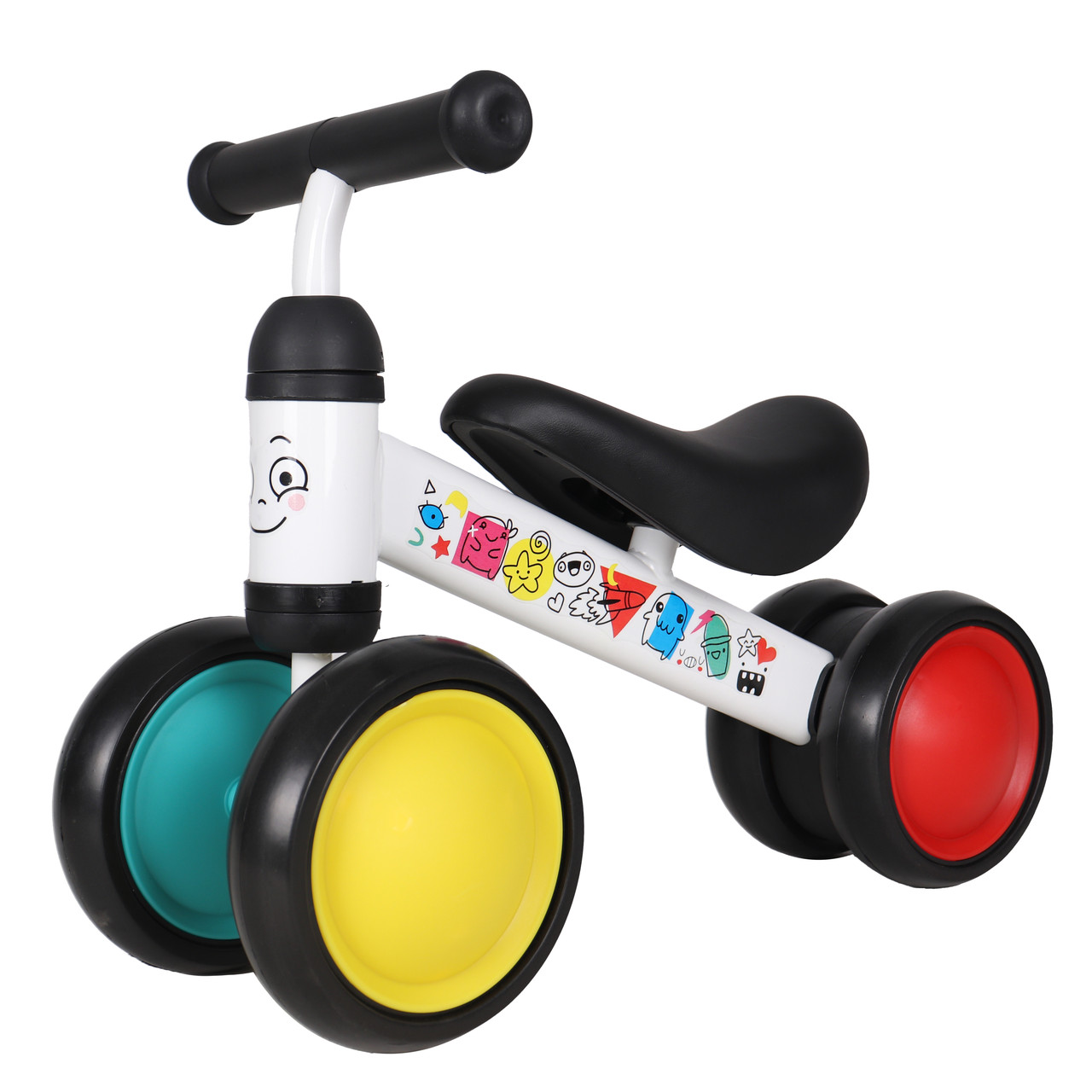 Біговел каталка для малюків Balance Tilly 6 Goody T-212525/1 Doodle білий, фото 1