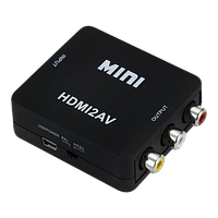 Адаптер RMC HDMI - 3RCA + Mini-USB Black