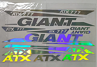 Наклейки на раму велосипеда GIANT (36х21)см