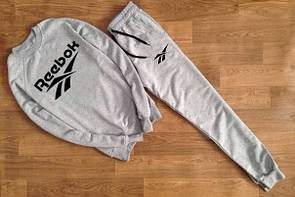 Чоловічий сірий спортивний костюм Reebok "" В стилі Reebok ""
