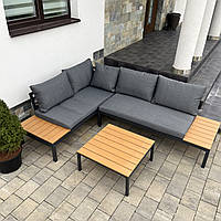 Комплект садових меблів лофт IdealGarden MAS-XL-03 Сірий