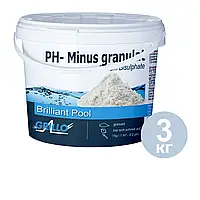 PH-минус для бассейна Grillo 80416. Средство для снижения уровня pH (Германия) 3 кг топ