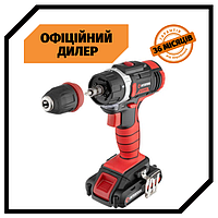 Шуруповерт со съемным патроном аккумуляторный INTERTOOL WT-0317 (18 В, 2 А/ч, двухскоростной) PAK