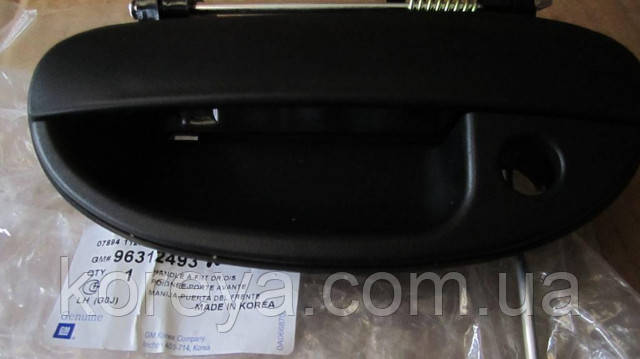 Ручка дверей Нубіра передня ліва зовнішня GM оригінал 96312493, фото 1