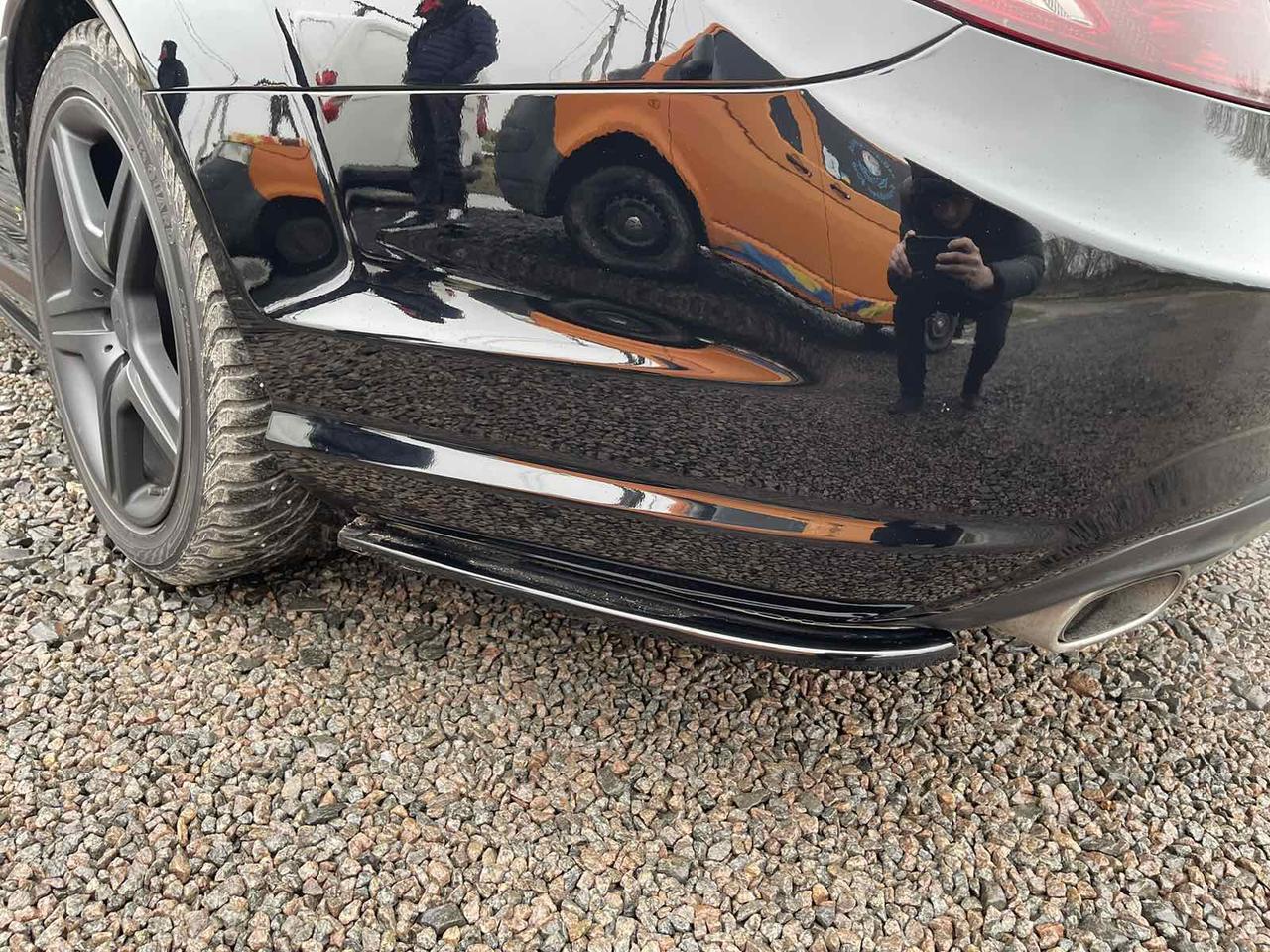 Елерон Mercedes CL C216 AMG Line тюнінг обвіс спідниця дифузор, фото 1