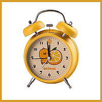 Часы будильник Clock детский, настольные часы с будильником Настольные часы с подсветкой Часы настольные