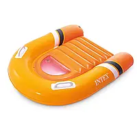 Дитяча дошка для катання Intex 58154 «Surf rider», 102 х 89 см, оранжевий топ