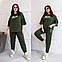 Костюм жіночий спортивний прогулянковий - футболка та штани розміри: 48-50, 52-54, 56-58, фото 4