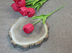 Тюльпан з фоамірану 35 см, червоний