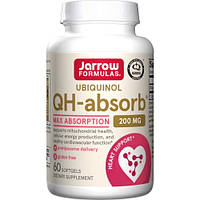 Натуральная добавка Jarrow Formulas Ubiquinol QH-Absorb 200 mg, 60 капсул EXP