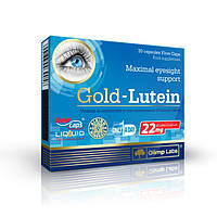 Натуральная добавка Olimp Gold Lutein, 30 капсул EXP