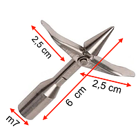 Наконечник SALVIMAR для подводной охоты гарпун ружье арбалет пневмат маска гидрокостюм пояс груза фонарь AC025