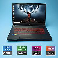 Ноутбук MSI Katana GF76 11UD (i7-11800H/RAM 16GB DDR4/SSD 512GB/RTX 3050 Ti) Б/В (7221)