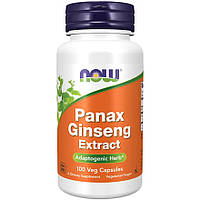 Натуральная добавка NOW Panax Ginseng 500 mg, 100 вегакапсул EXP