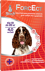 Краплі протипоризитарні Modes ForcEct (Модес ФорсЕст для собак та цуценят до 10-20 кг) 4 мл/1шт