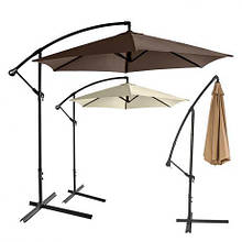 Парасолька складна на бічній стійці метал/тканина 2,7м ZT-19143-18 MZOPT