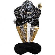 Кулька фольгована підлогова "Happy Birthday" 130*70 см FL-004 MZOPT