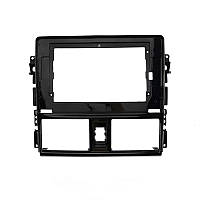 Перехідний штатний комплект із проводкою до Android магнітоли Toyota Vios 2013-2016 Glossy Black