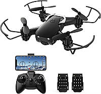 Мини-дрон TEEROK T13 с камерой 720P HD для детей, RC FPV Quadcopter с Wi-Fi Live Transmission, 2 батареи