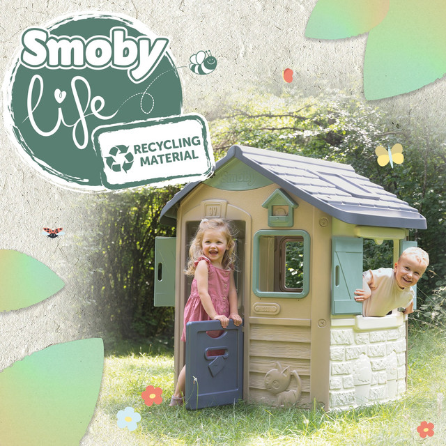 Будиночок лісника Smoby Green Нео зі ставнями (810503)