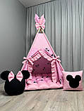Вігвам для дівчинки Міккі Маус БОНБОН Повний комплект, дитячий вігвам, дитячий намет, дитяча палатка, вігвам для дітей, вігвам, фото 4