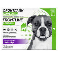 Капли на холке Boehringer Ingelheim Frontline Combo для собак от 20 до 40 кг 3 пипетки LE 164437-99