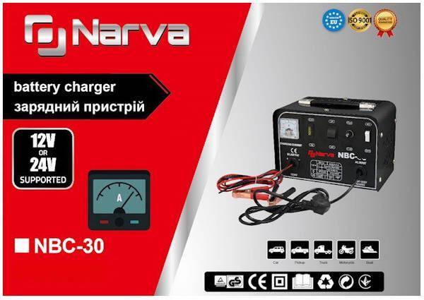 Зарядное устройство для автомобильного аккумулятора Narva NBC-50 (20AH-250AH, 12/24V, 40 А)для быстрой зарядки - фото 10 - id-p2141326409