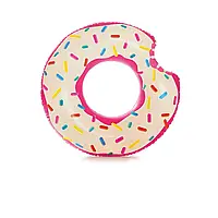 Круг детский для купания надувной круг Intex 56265 «Пончик», 94 х 23 см