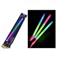 Волшебная палочка 30см радуга, светящаяся в темноте, 3 вида, пак. 6*36*1,5см