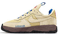 Мужские кроссовки Nike Air Force 1 Low Wild Yellow Brown