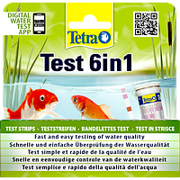 Набор индикаторных тестов Tetra Pond Test 6in1 для проверки показателей качества водой, 25 шт LE 154366-99